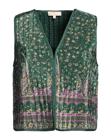Bytimo Woman Tailored Vest Green Size S Viscose
