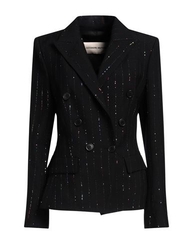 Alexandre Vauthier Woman Blazer Black Size 10 Wool, Polyamide, Elastane