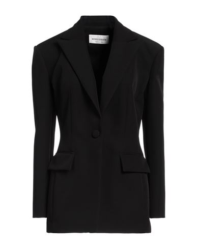 Shop Rebel Queen Woman Blazer Black Size 8 Polyester, Elastane