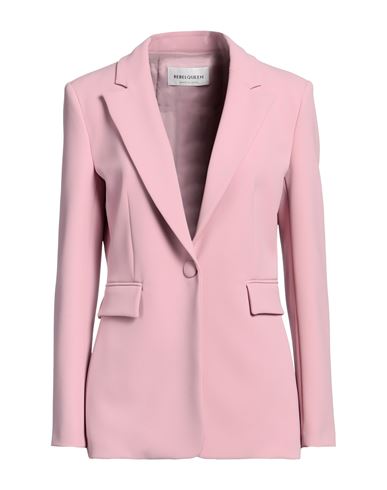 Shop Rebel Queen Woman Blazer Pink Size 4 Polyester, Elastane
