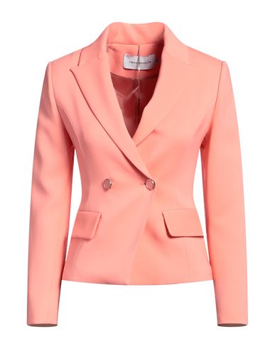 Shop Simona Corsellini Woman Blazer Salmon Pink Size 8 Viscose, Elastane