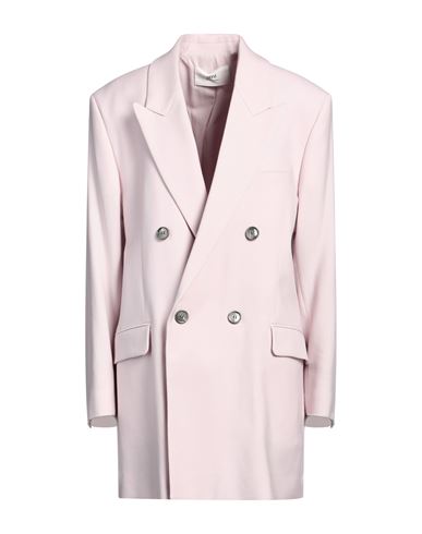 Ami Alexandre Mattiussi Woman Blazer Light Pink Size 6 Virgin Wool