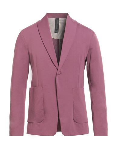 Hōsio Man Blazer Mauve Size 44 Cotton, Polyamide, Elastane In Pink