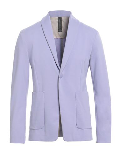Hōsio Man Blazer Purple Size 38 Cotton, Polyamide, Elastane In Blue