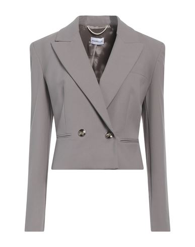 Marella Woman Blazer Dove Grey Size 10 Polyester, Viscose, Elastane In Gray