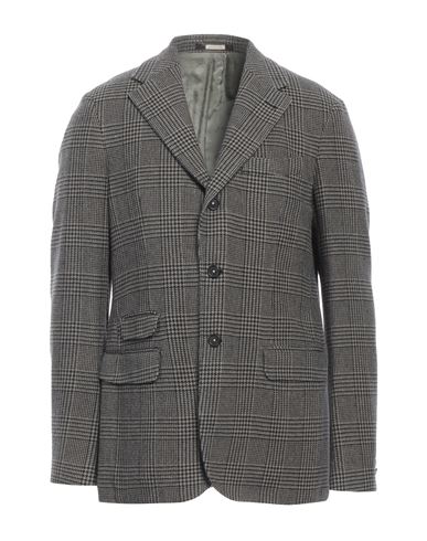 Shop Massimo Alba Man Blazer Military Green Size 46 Wool, Cotton, Polyamide