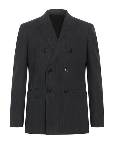 Man Blazer Charcoal Size 40 Virgin Wool
