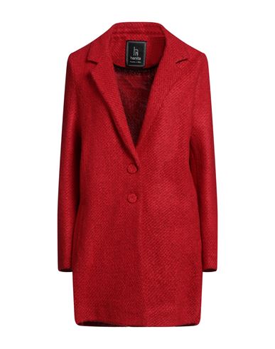 Hanita Woman Coat Red Size 10 Polyester, Acrylic