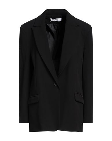 Shop Kaos Woman Blazer Black Size 12 Polyester, Viscose, Elastane