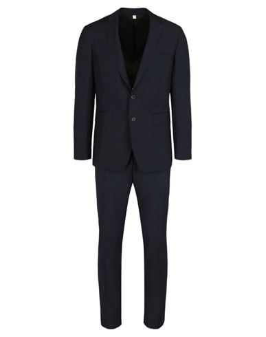 Burberry Wool Blend Tailored Suit Man Suit Blue Size 50 Wool, Mohair Wool