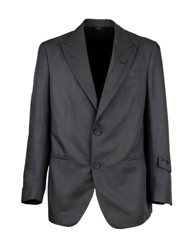Fendi Blazer Man Blazer Grey Size 40 Lyocell In Black