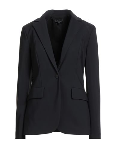 Theory Woman Blazer Black Size 12 Polyamide, Elastane In Black