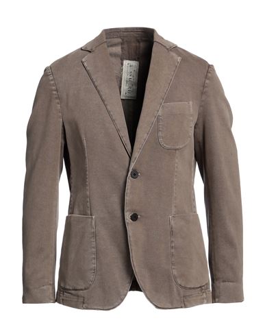 MESSAGERIE MESSAGERIE MAN BLAZER SAND SIZE 40 COTTON, ELASTANE 