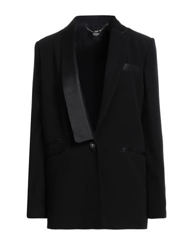 Liu •jo Woman Blazer Black Size 8 Polyester