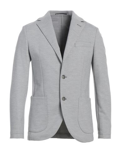 At.p.co At. P.co Man Blazer Light Grey Size 40 Polyester, Polyamide, Elastane In Gray