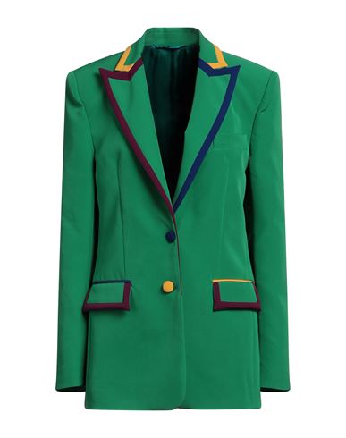 Alessandro Enriquez Woman Blazer Green Size 8 Polyester