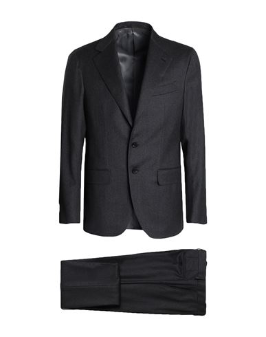 Man Blazer Black Size 40 Wool, Polyester, Elastane, Cotton