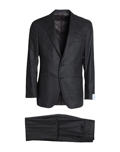 Caruso Man Suit Black Size 40 Wool