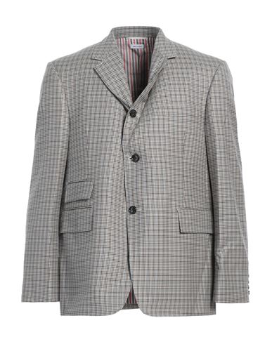 THOM BROWNE THOM BROWNE MAN BLAZER SAGE GREEN SIZE 4 WOOL 