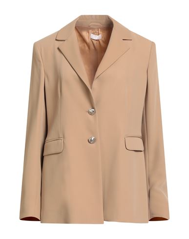 Woman Blazer Brown Size 10 Polyester, Elastane