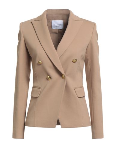 Gaelle Paris Gaëlle Paris Woman Blazer Camel Size 2 Viscose, Polyamide, Elastane