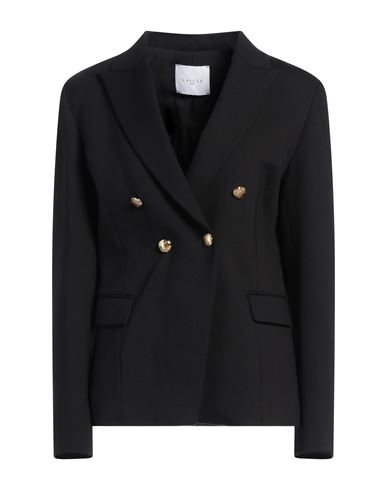 Gaelle Paris Gaëlle Paris Woman Blazer Black Size 10 Viscose, Polyamide, Elastane