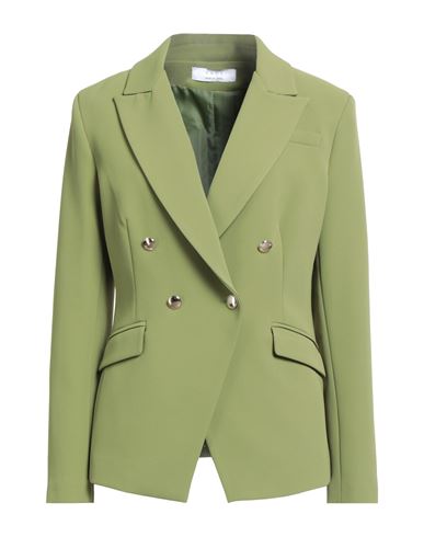 Kaos Woman Blazer Lime Green Size 6 Polyester, Elastane