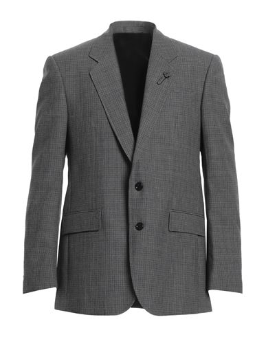 Lardini Man Blazer Grey Size 42 Wool In Grey