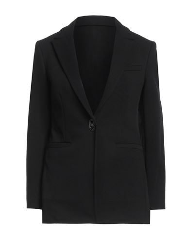 Ferragamo Woman Blazer Black Size 6 Polyamide, Elastane In Black