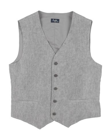 Il Gufo Toddler Boy Tailored Vest Grey Size 6 Linen In Grey
