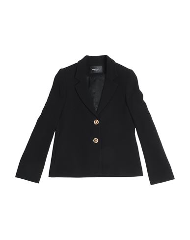 Versace Young Toddler Girl Blazer Black Size 4 Viscose, Elastane In Black