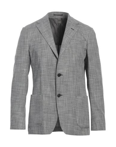 Z Zegna Man Blazer Grey Size 42 Viscose, Wool, Elastane In Gray