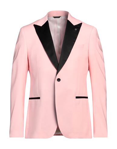 Manuel Ritz Man Blazer Light Pink Size 42 Virgin Wool In Pink