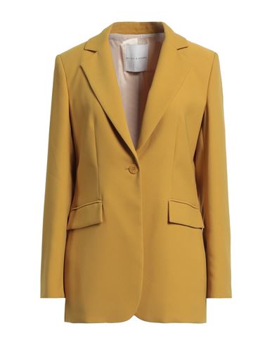 Skills & Genes Woman Blazer Marigold Size 6 Polyester In Yellow