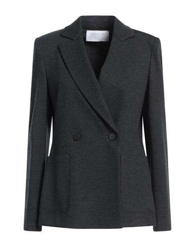HARRIS WHARF LONDON HARRIS WHARF LONDON WOMAN BLAZER CHARCOAL SIZE 6 VIRGIN WOOL 