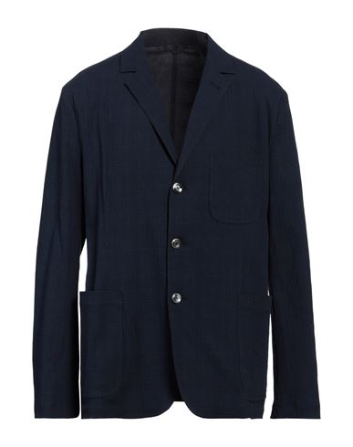 ASPESI ASPESI MAN BLAZER MIDNIGHT BLUE SIZE XL COTTON, ELASTANE 
