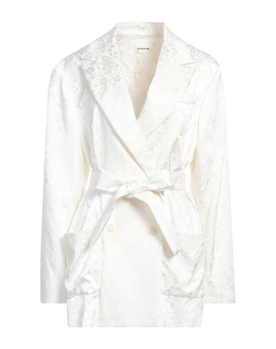 P.A.R.O.S.H P. A.R. O.S. H. WOMAN BLAZER WHITE SIZE M VISCOSE, POLYESTER, ELASTANE 