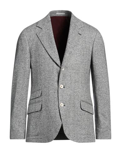 BRUNELLO CUCINELLI BRUNELLO CUCINELLI MAN BLAZER GREY SIZE 40 WOOL, CASHMERE 