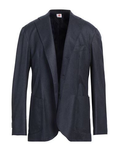 Luigi Borrelli Napoli Man Blazer Midnight Blue Size 44 Virgin Wool