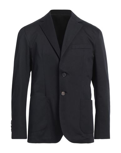 Shop Doppiaa Man Blazer Midnight Blue Size 44 Cotton