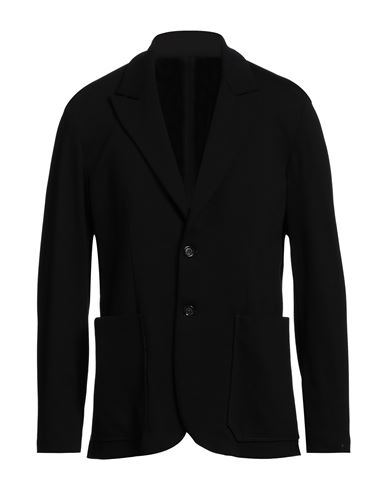 Paolo Pecora Man Blazer Black Size 44 Viscose, Polyamide, Elastane In Black