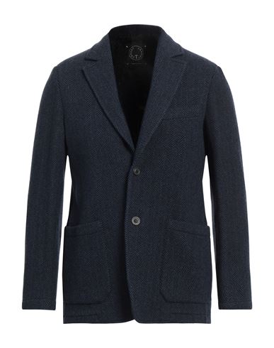 T-jacket By Tonello Man Blazer Navy Size Xl Virgin Wool, Polyamide