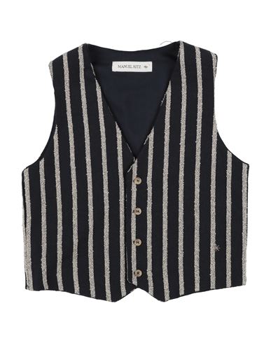 Shop Manuel Ritz Toddler Boy Tailored Vest Midnight Blue Size 6 Cotton, Polyester