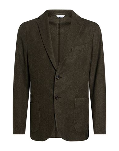 Boglioli Man Blazer Green Size 42 Wool