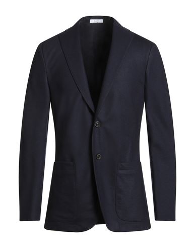 Boglioli Man Blazer Blue Size 3xl Virgin Wool In Black