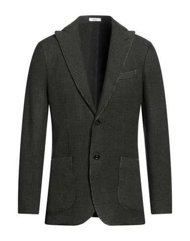 Boglioli Man Blazer Military Green Size 46 Wool In Green