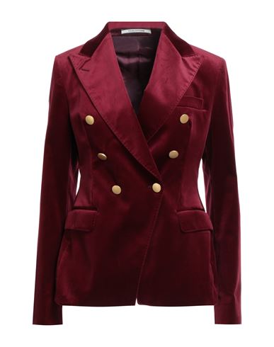 Tagliatore 02-05 Woman Blazer Garnet Size 6 Cotton, Elastane