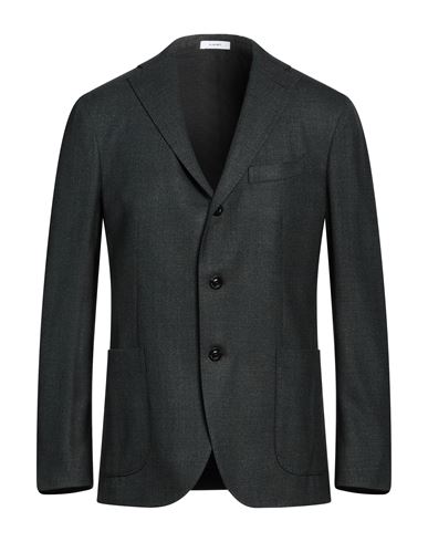 Boglioli Man Blazer Dark Green Size 40 Virgin Wool, Elastane In Green