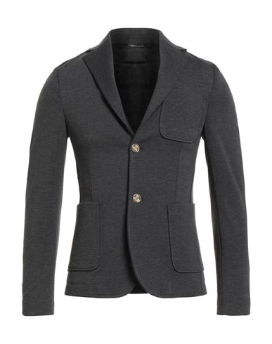 Grey Daniele Alessandrini Man Blazer Grey Size 34 Polyester, Viscose, Elastane In Gray