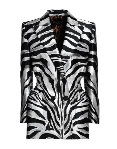 Dolce & Gabbana Gray Polyester Suits & Blazer In Grey